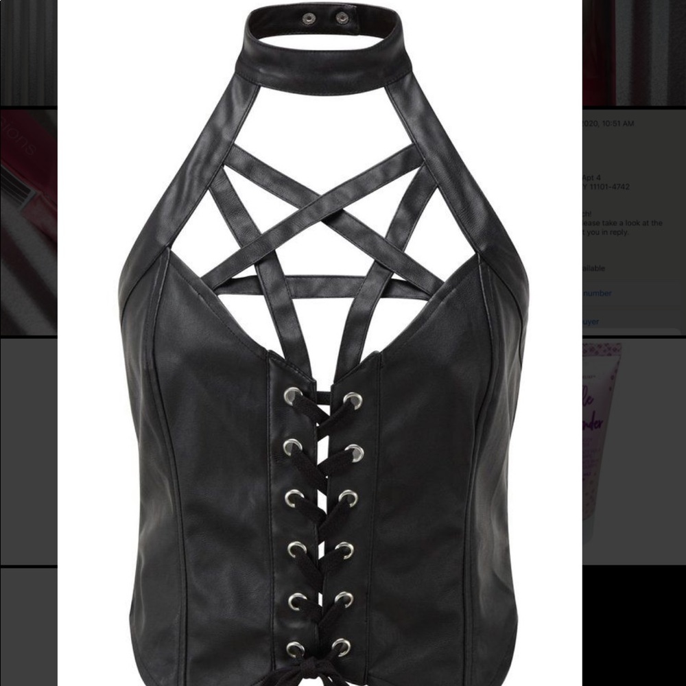 KILLSTAR F*k’in Metal Halter Top *NEW*